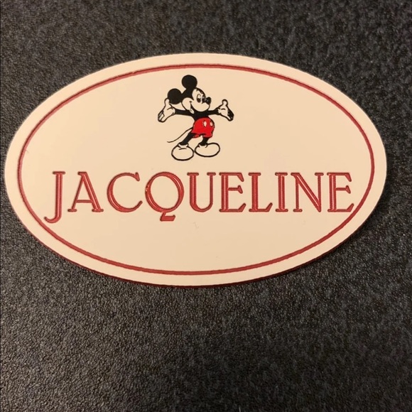 Disney Jewelry - Disney Mickey name tag: Jacqueline Disney Jewelry - Disney Mickey name tag: Jacqueline
